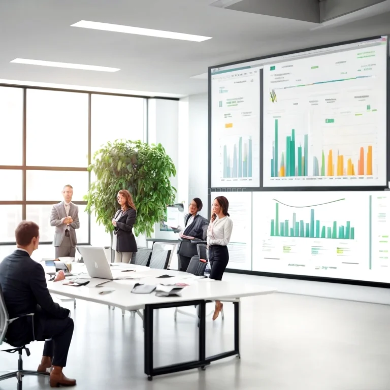 Profesionales recibiendo formación en crecimiento empresarial
